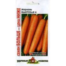 Морковь Нантская 4, 4г Уд.с.Семян больше