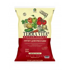 Грунт Живая земля для Рассады 10л Terra Vita